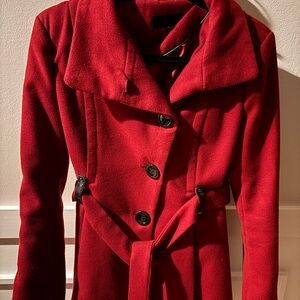 Steve Madden Winterberry Peacoat in Ruby size Medium
